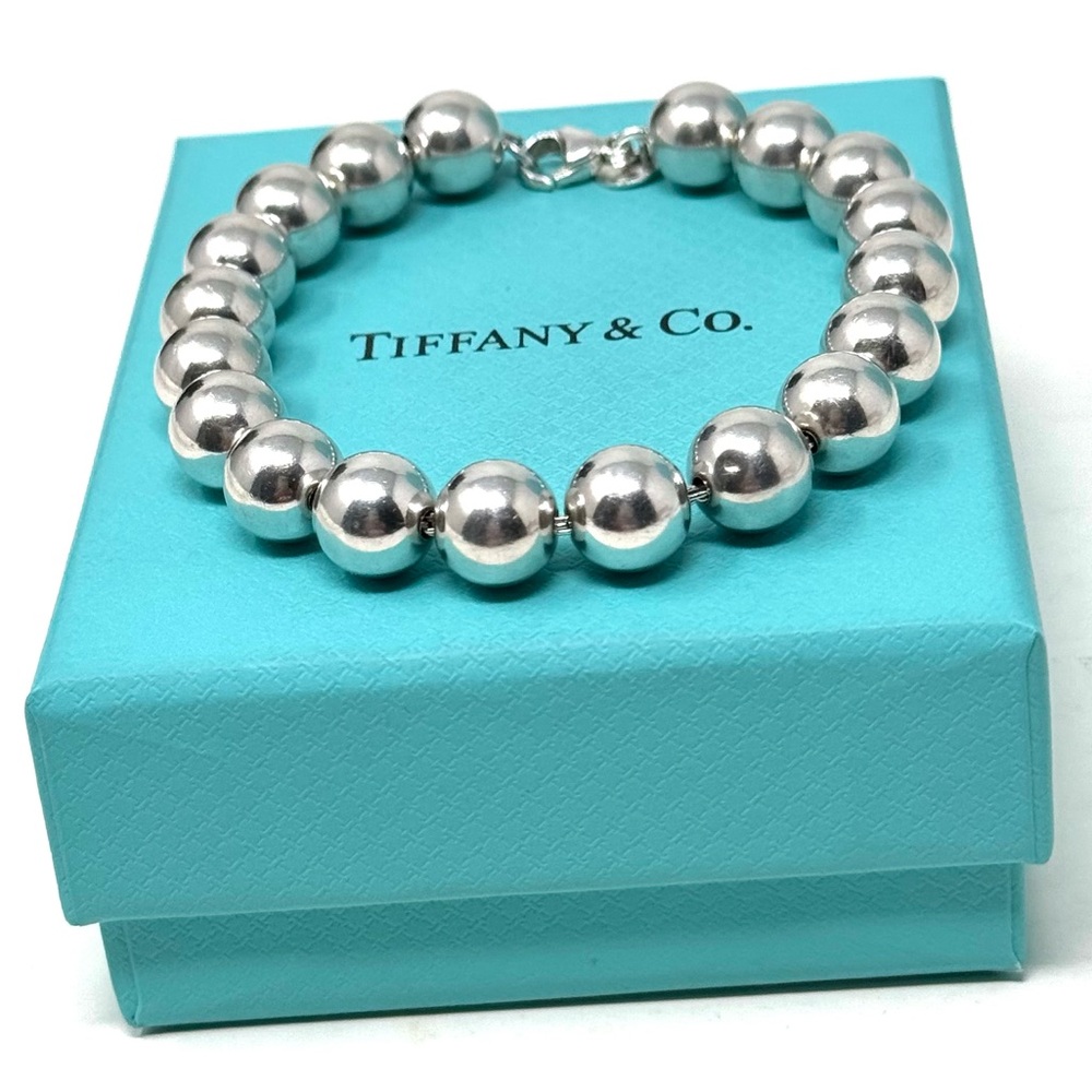 Authentic Tiffany & Co. Ball Beaded 10mm Bracelet.